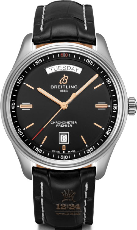 Breitling Premier Watch A45340241B1P1 40 mm Stainless steel Case Black Dial
