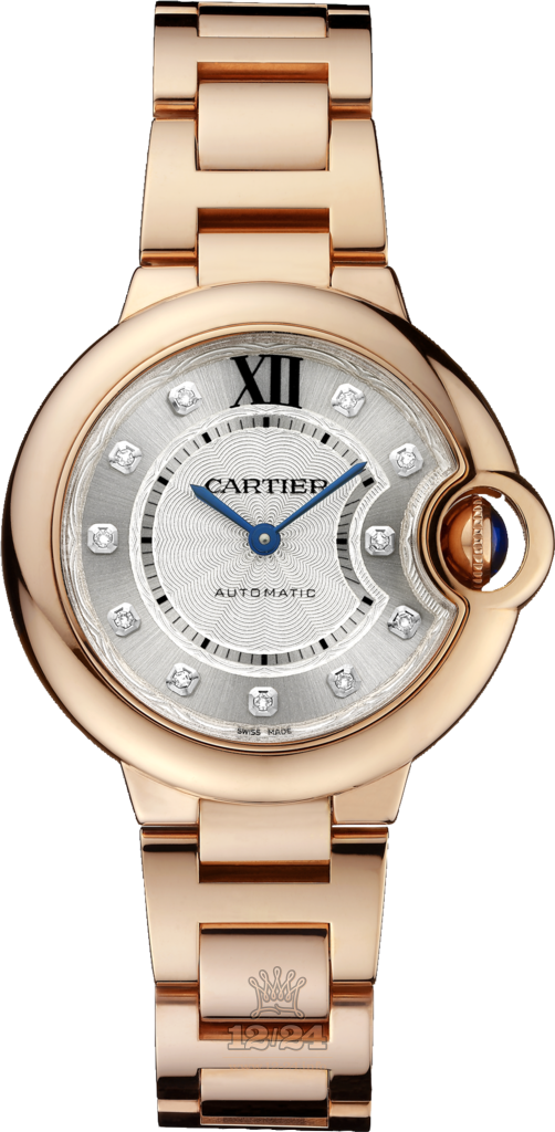 Cartier Ballon Bleu de Cartier Watch WE902039 33 mm Pink gold Case Silver Dial
