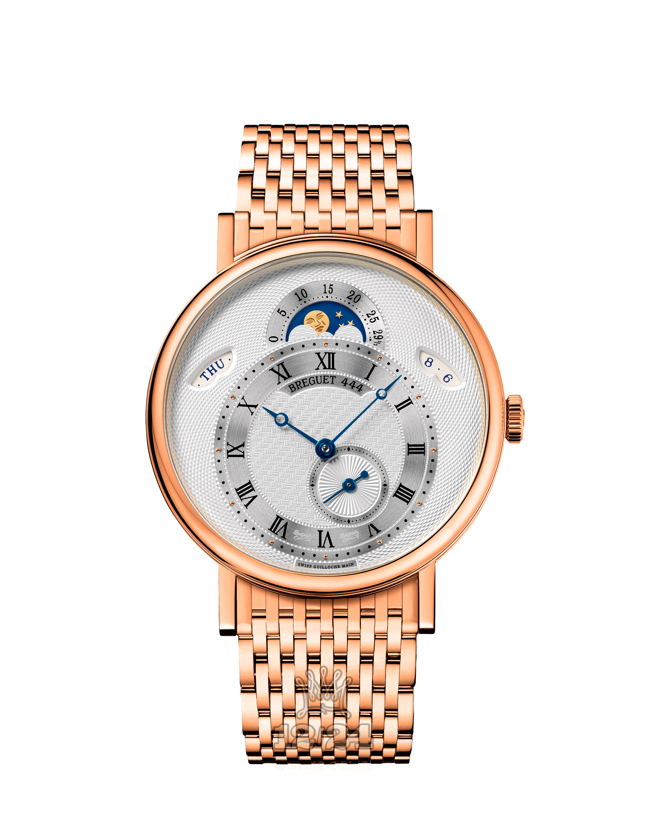 Breguet Classique Watch 7337BR/1E/RV0 39 mm Pink gold Case Silver Dial