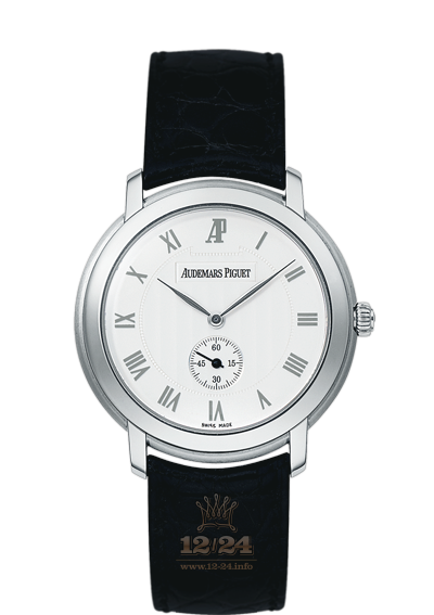 Audemars Piguet Jules Audemars Watch 15056BC.OO.A001CR.02 36 mm White gold Case Silver Dial
