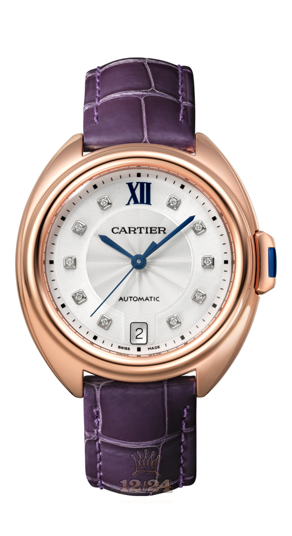 Cartier Cle de Cartier Watch WJCL0032 35 mm Pink gold Case Silver Dial