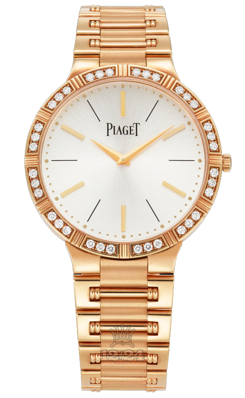 Piaget Dancer Watch G0A38056 38 mm Pink gold Case Silver Dial
