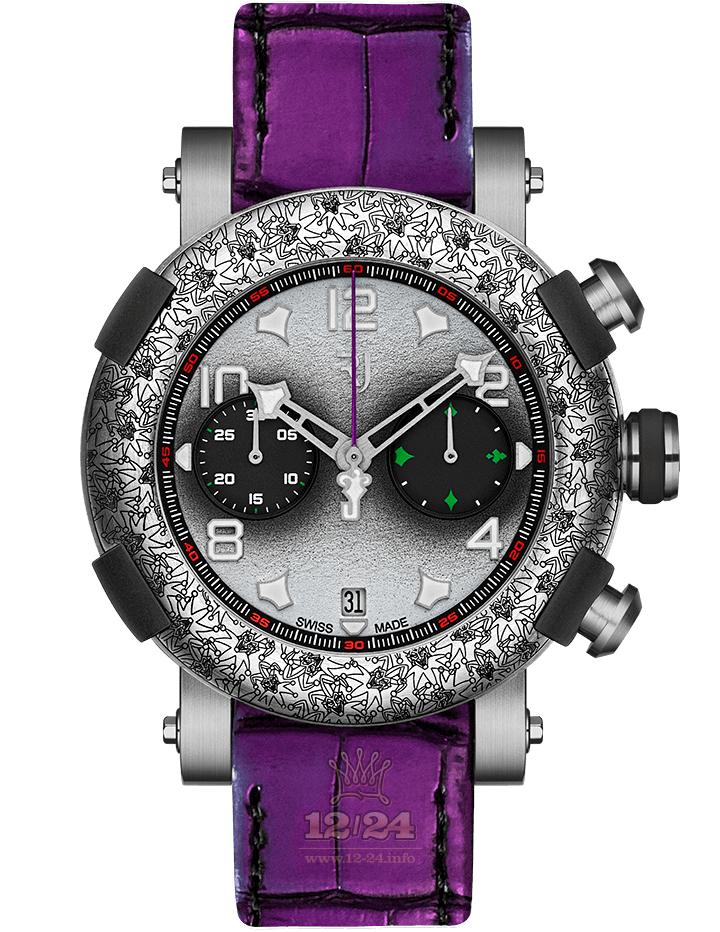 Romain Jerome Arraw Watch 1C45C.TTTR.0629.AR.JOK18 45 mm Titanium Case Gray Dial