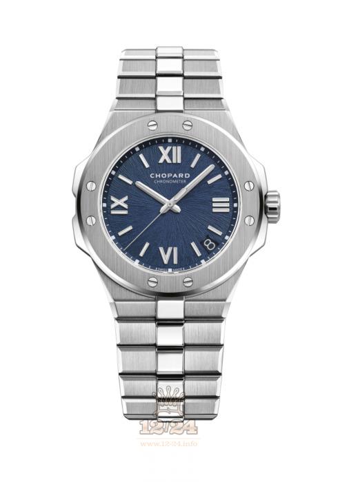 Chopard Alpine Eagle Watch 298600-3001 41 mm Pink gold Case Dark blue Dial