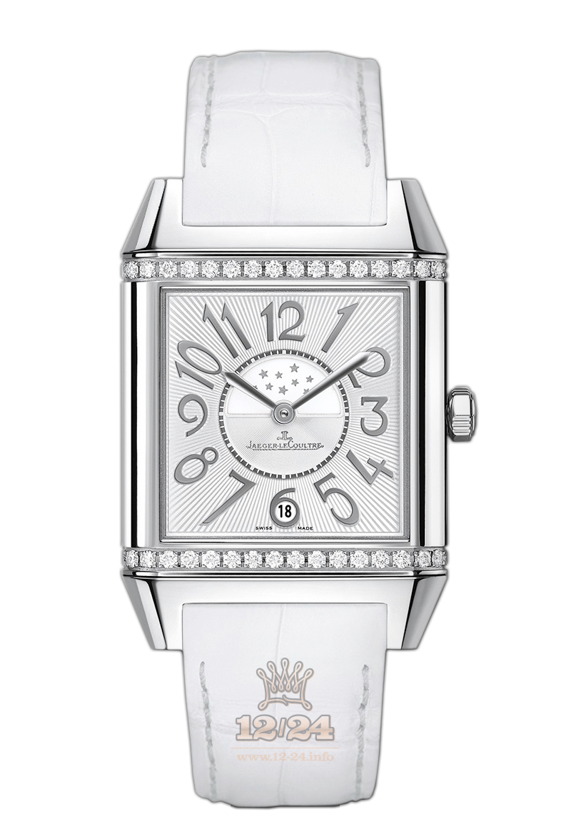 Jaeger-LeCoultre Reverso Squadra Watch 7058420 42 mm Stainless steel Case Silver Dial