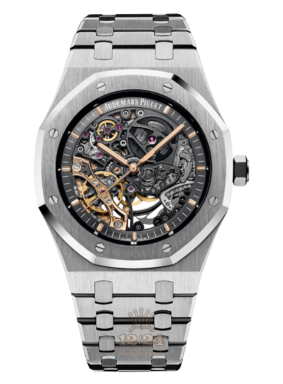 Audemars Piguet Royal Oak Watch 15407ST.OO.1220ST.01 41 mm Stainless steel Case Gray Dial