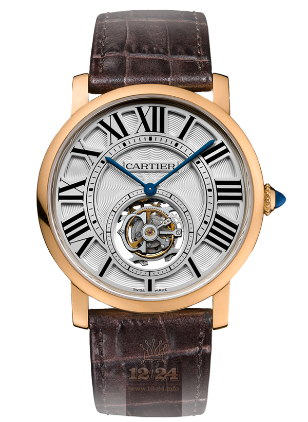 Cartier Rotonde de Cartier Watch W1556215 40 mm Pink gold Case Silver Dial