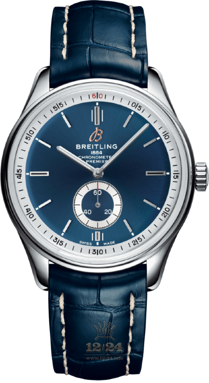 Breitling Premier Watch A37340351C1P2 40 mm Stainless steel Case Dark blue Dial