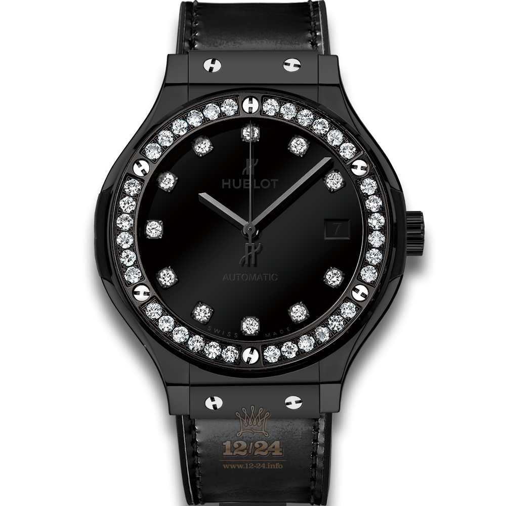 Hublot Classic Fusion Watch 565.CX.1210.VR.1204 38 mm Ceramics Case Black Dial
