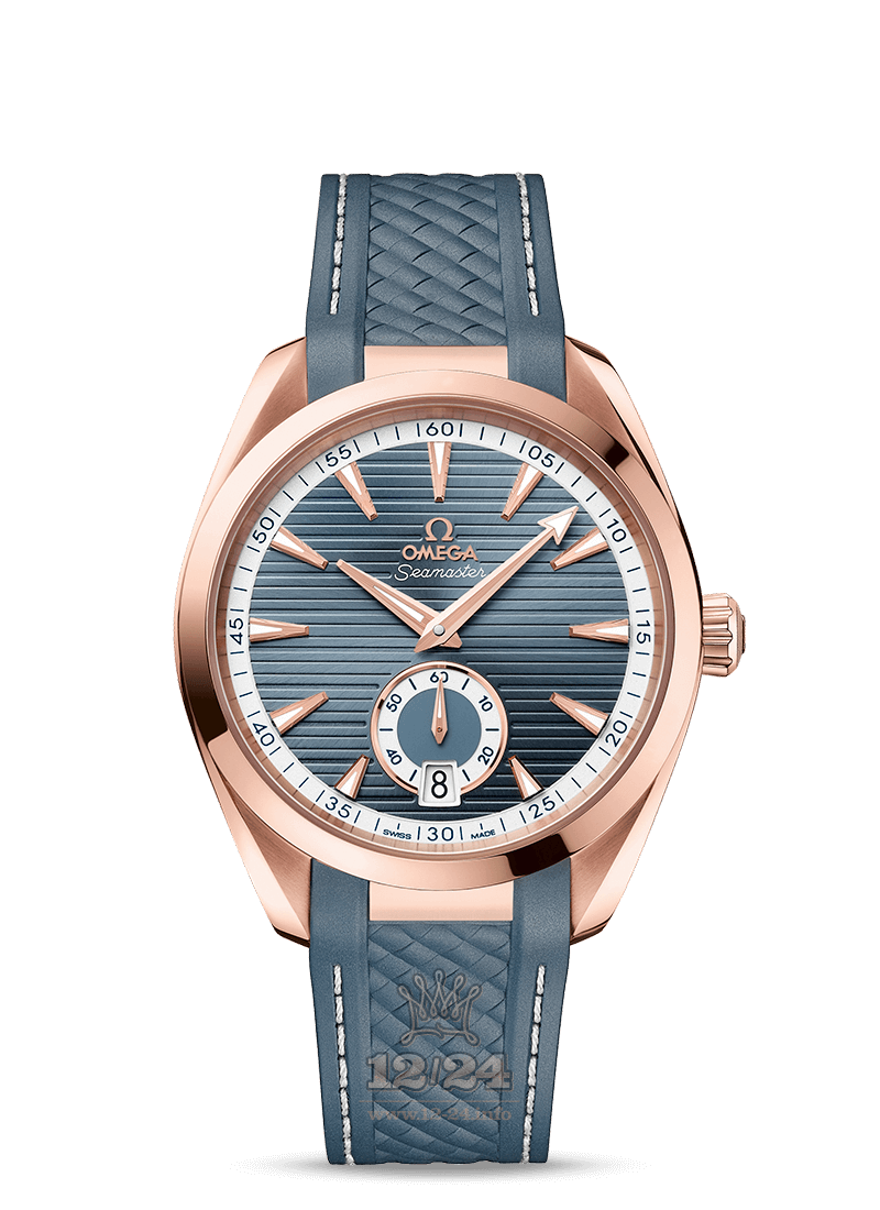 Omega Seamaster Watch 220.52.41.21.03.002 41 mm Pink gold Case Dark blue Dial