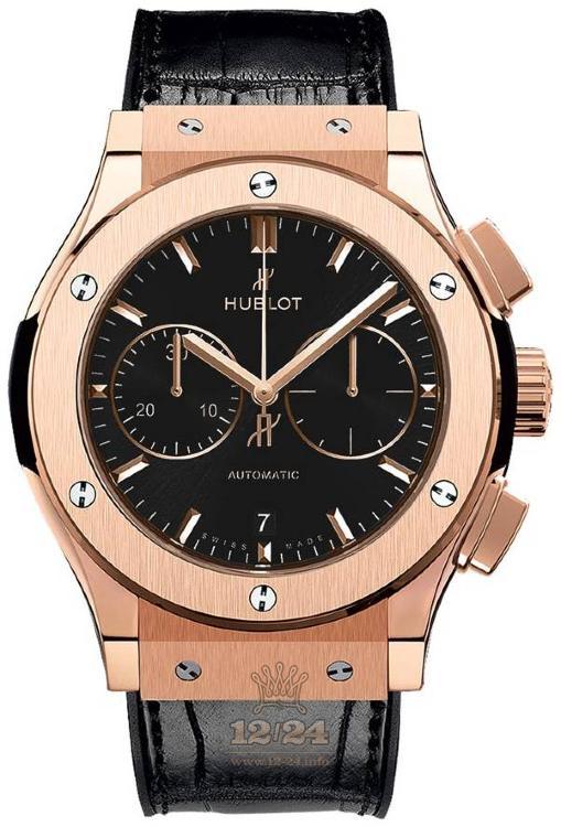 Hublot Classic Fusion Watch 541.OX.1181.LR 42 mm Pink gold Case Black Dial