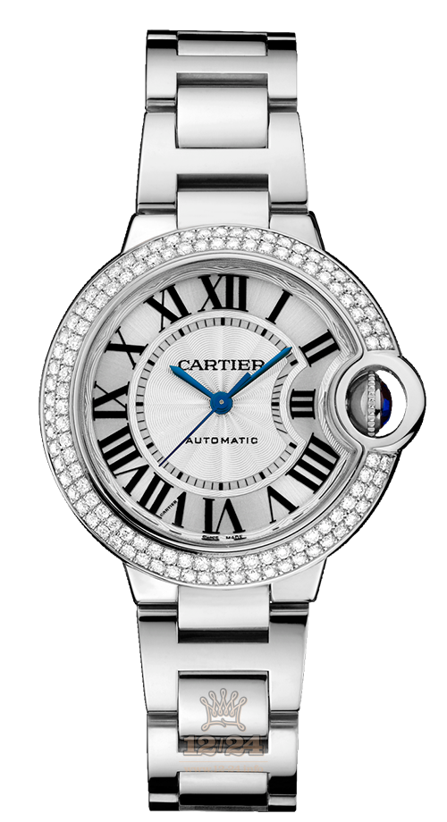 Cartier Ballon Bleu de Cartier Watch WE902065 33 mm White gold Case Silver Dial