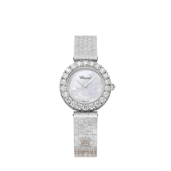 Chopard L Heure du Diamant Watch 10A178-1101 26 mm White gold Case White Dial