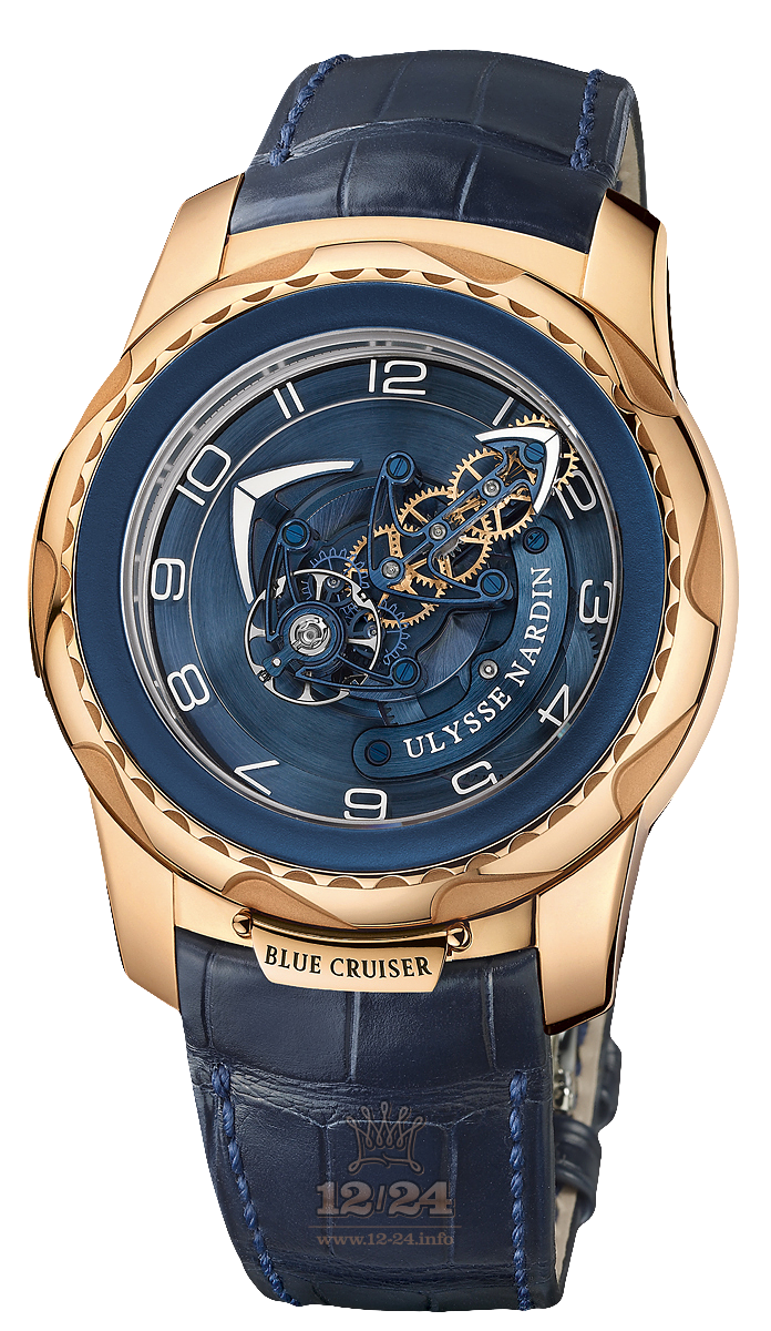 Ulysse Nardin Freak Watch 2056-131/03 45 mm Pink gold Case Dark blue Dial