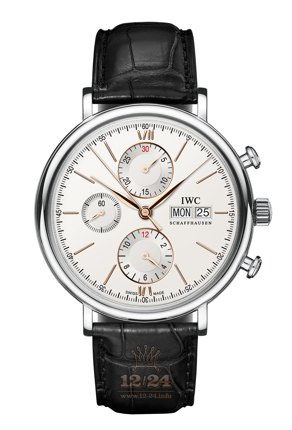 IWC Portofino Watch IW391022 42 mm Stainless steel Case White Dial