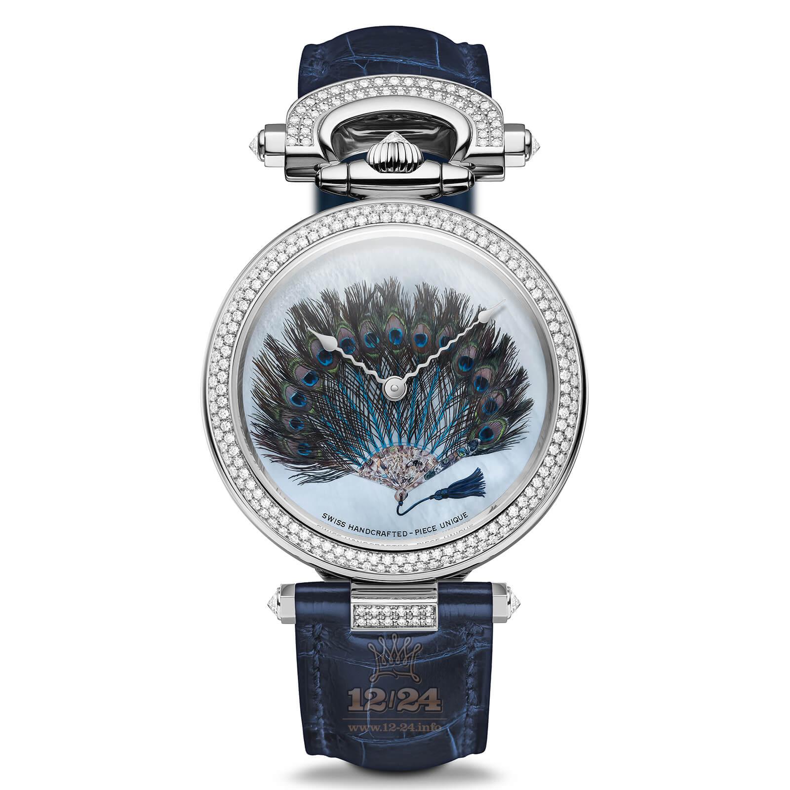 Bovet Fleurier Watch AF39566-SD123 39 mm White gold Case White Dial