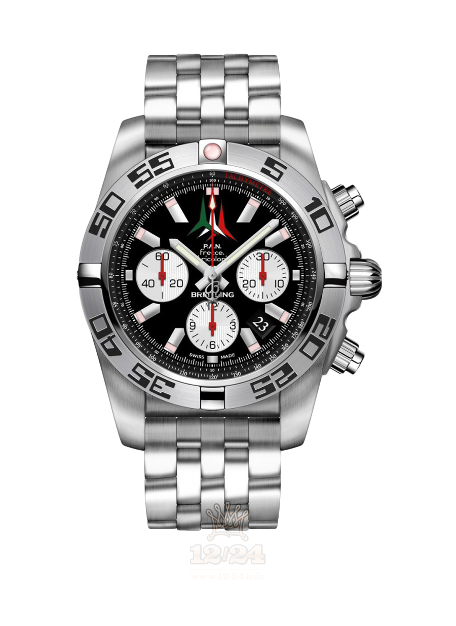 Breitling Chronomat Watch AB01104D|BC62|377A 44 mm Stainless steel Case Black Dial