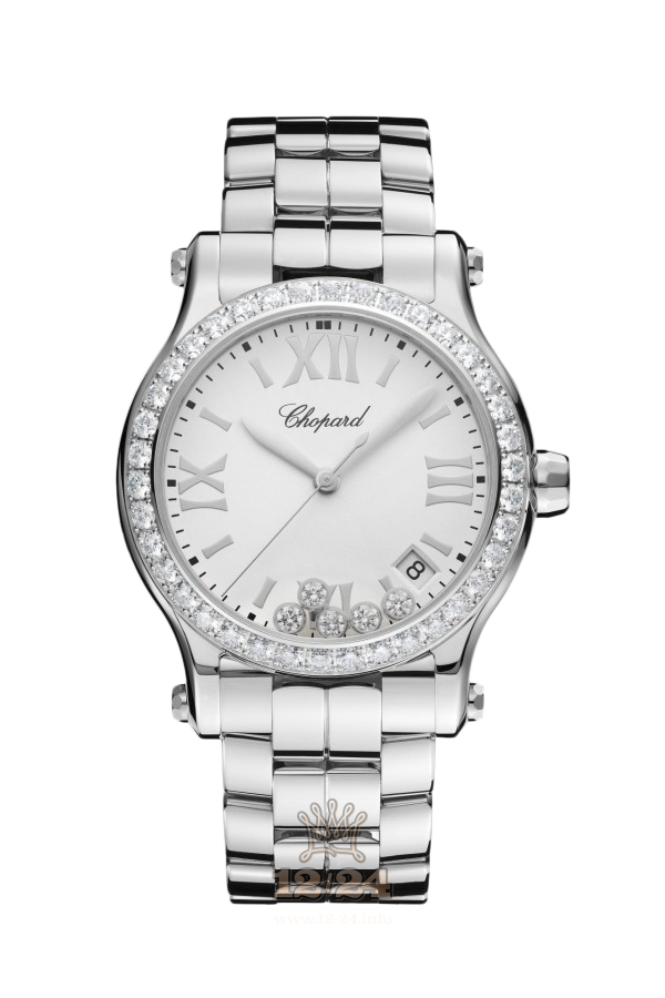 Chopard Happy Diamonds Watch 278582-3004 36 mm Stainless steel Case White Dial