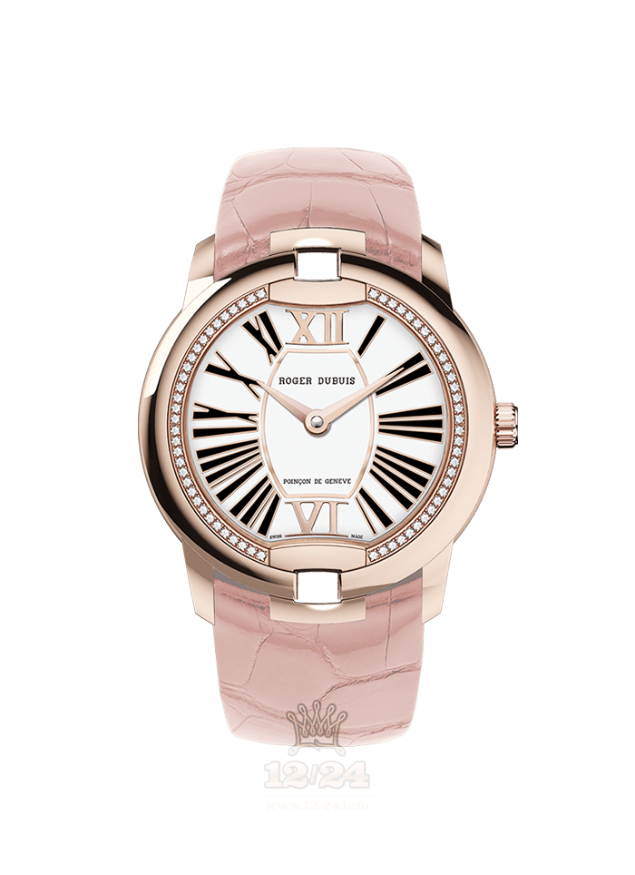 Roger Dubuis Velvet Watch RDDBVE0033 36 mm Pink gold Case White Dial