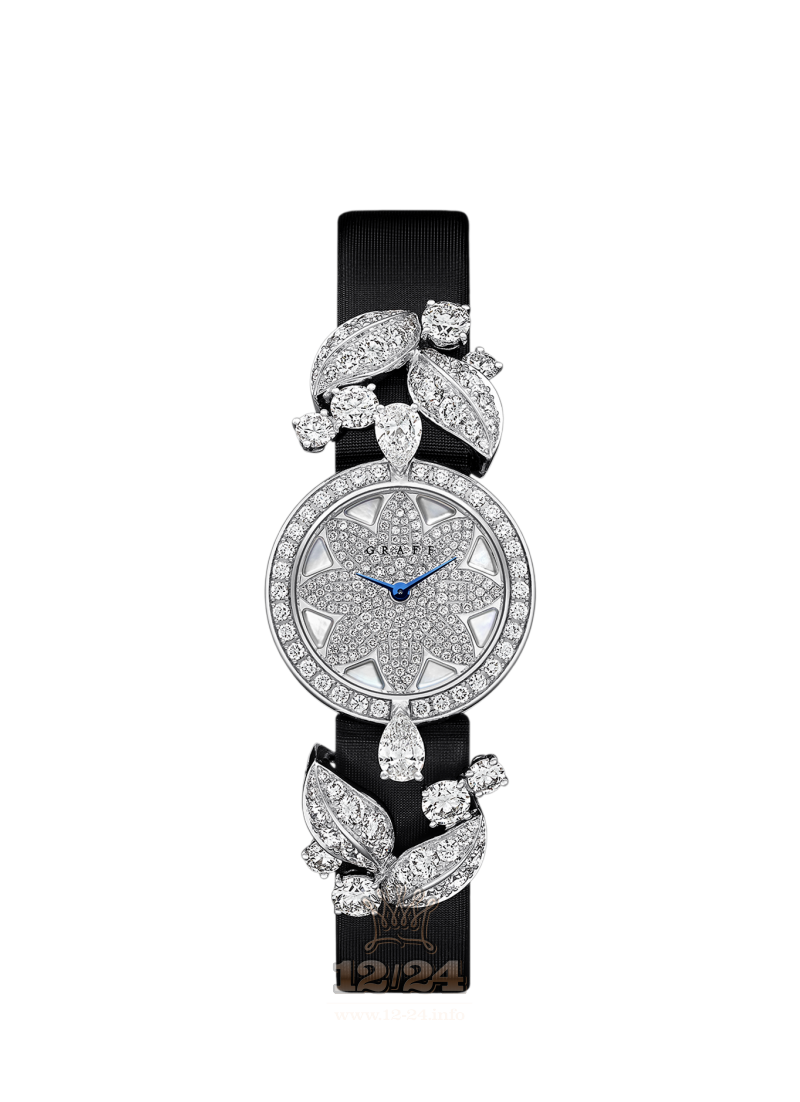 Graff Jewellery Watches Watch GL25WGDD White gold Case Silver Dial