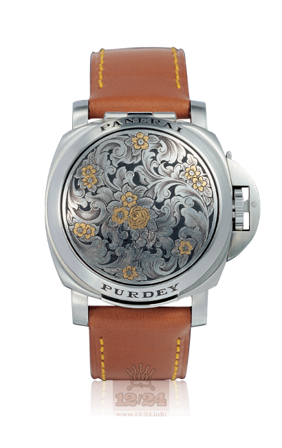 Panerai 2002 Watch PAM00155 44 mm Stainless steel Case Black Gray Dial