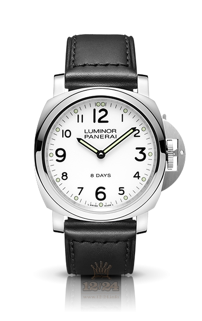 Panerai Luminor Watch PAM00561 44 mm Stainless steel Case White Dial