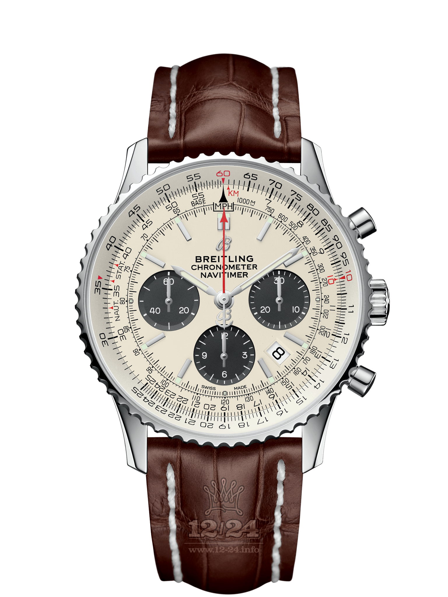Breitling Navitimer Watch AB0121211G1P1 43 mm Stainless steel Case