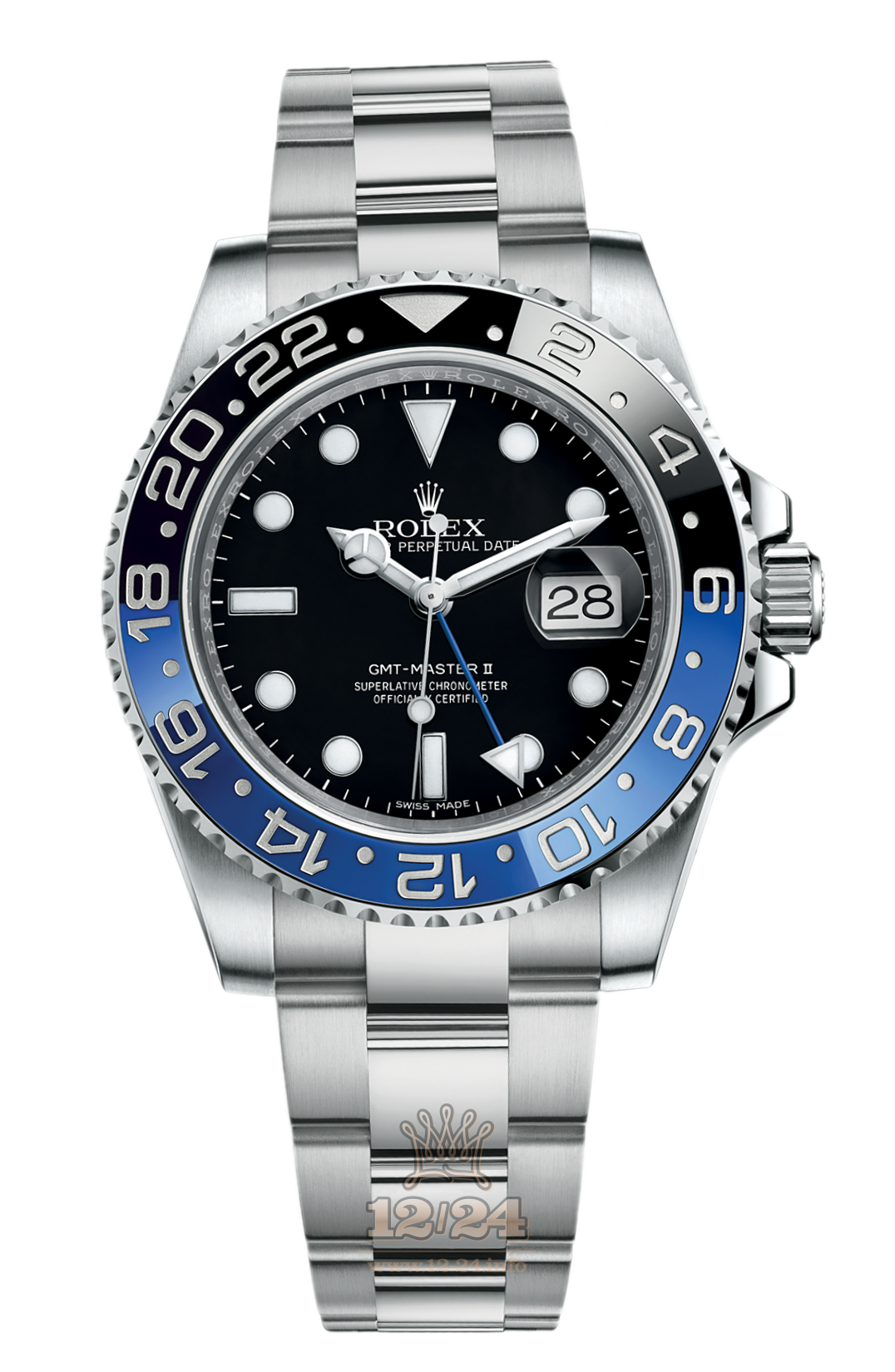 Rolex GMT-Master II Watch 116710blnr-0002 40 mm Stainless steel Case Black Dial