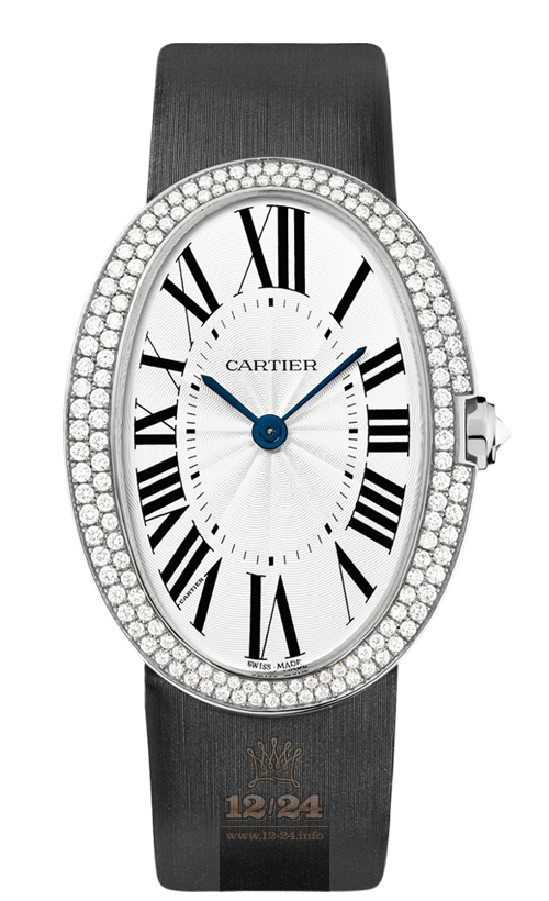Cartier Baignoire Watch WB520009 44 mm White gold Case Silver Dial