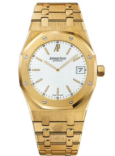 Audemars Piguet Royal Oak Watch 15202BA.OO.0944BA.01 39 mm Yellow gold Case White Dial