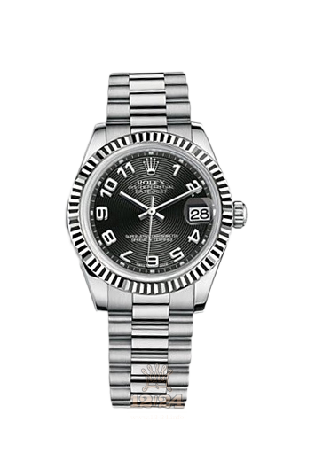 Rolex Datejust Watch 178279-0054 31 mm White gold Case Black Dial