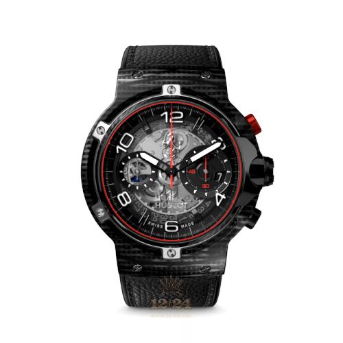 Hublot Classic Fusion Watch 526.QB.0124.VR 45 mm Carbon Case Black Gray Dial