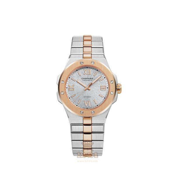 Chopard Alpine Eagle Watch 298601-6003 41 mm Steel / Pink gold Case Gray Dial