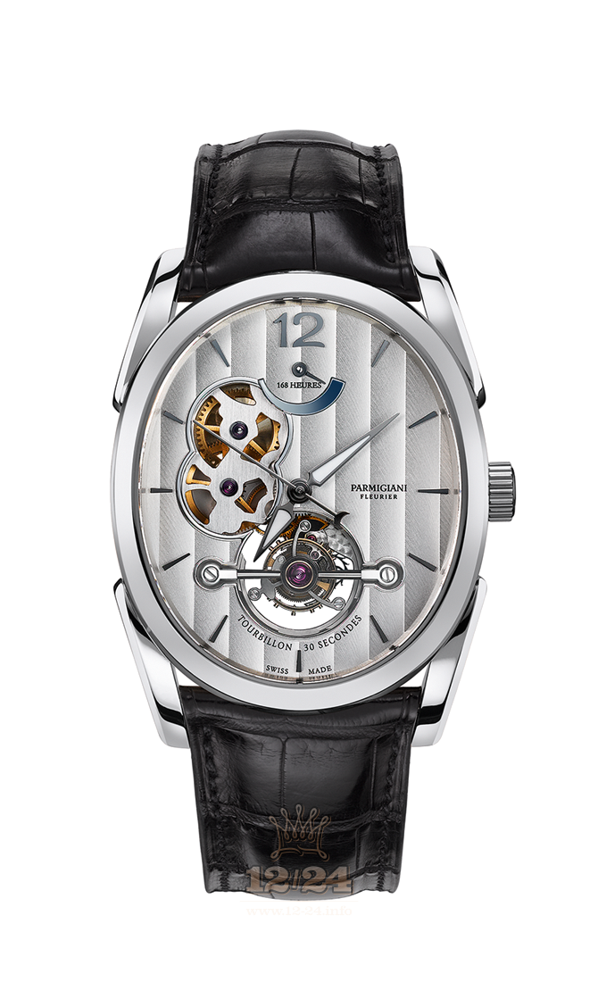 Parmigiani Fleurier Ovale Watch PFH750-1204800-HA1441 45 mm White gold Case Silver Dial
