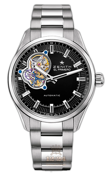 Zenith El Primero Watch 03.2170.4613/21.M2170 40 mm Stainless steel Case Black Dial
