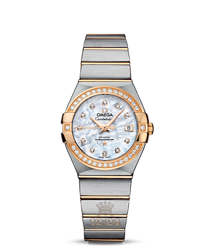Omega Constellation Watch 123.25.27.20.55.003 27 mm Steel / Yellow gold Case White Dial