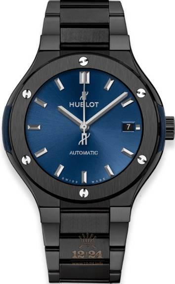 Hublot Classic Fusion Watch 568.CM.7170.CM 38 mm Ceramics Case Dark blue Dial