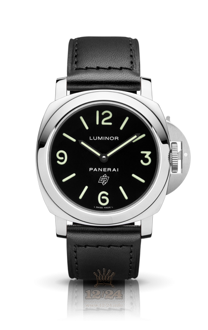 Panerai Luminor Watch PAM00000 44 mm Stainless steel Case Black Dial