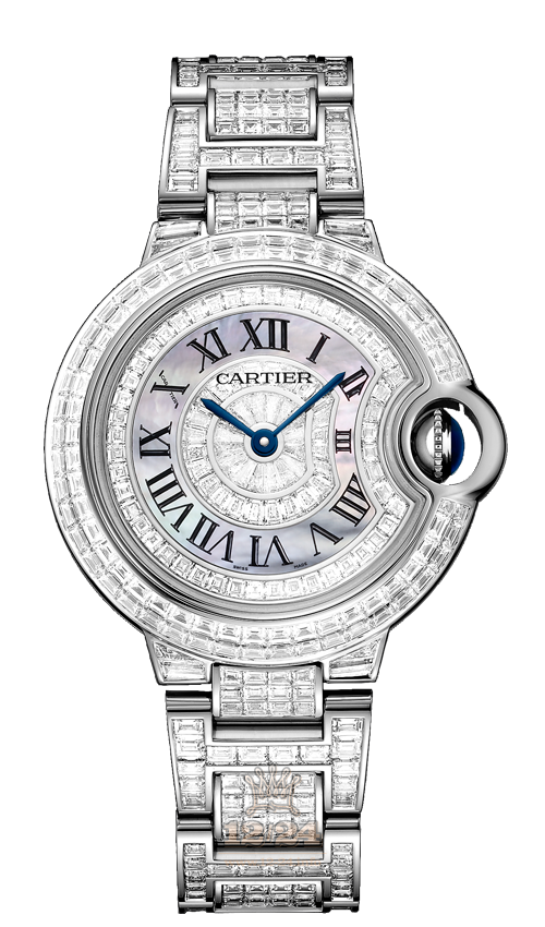 Cartier Ballon Bleu de Cartier Watch HPI00718 33 mm White gold Case Silver Dial
