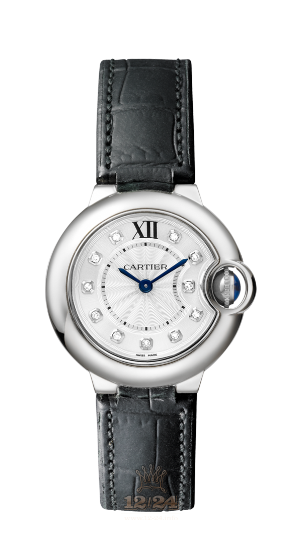 Cartier Ballon Bleu de Cartier Watch W4BB0008 28 mm Stainless steel Case Silver Dial
