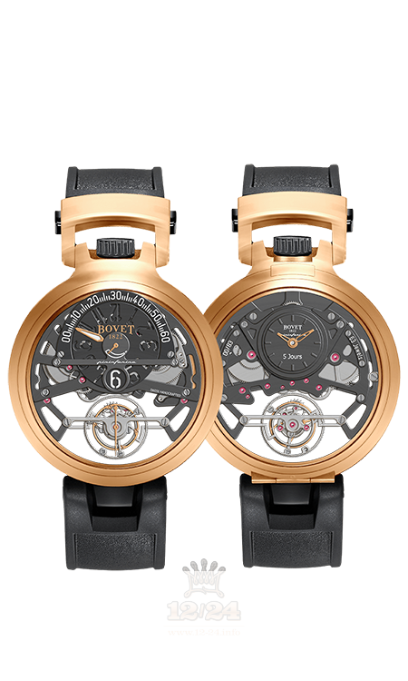 Bovet Bovet By Pininfarina Watch TPINT001 44 mm Pink gold Case Gray Dial