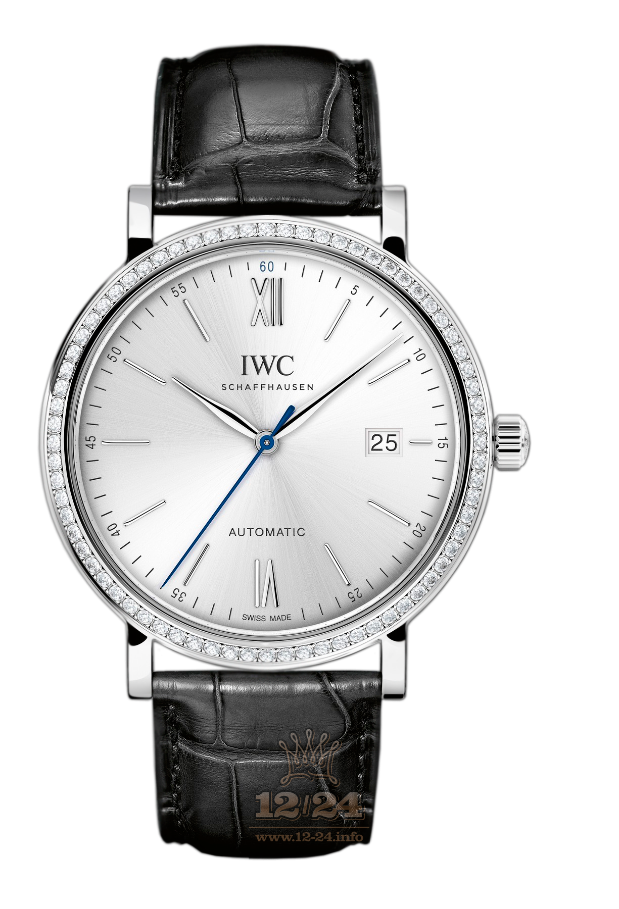 IWC Portofino Watch IW356514 40 mm White gold Case Silver Dial