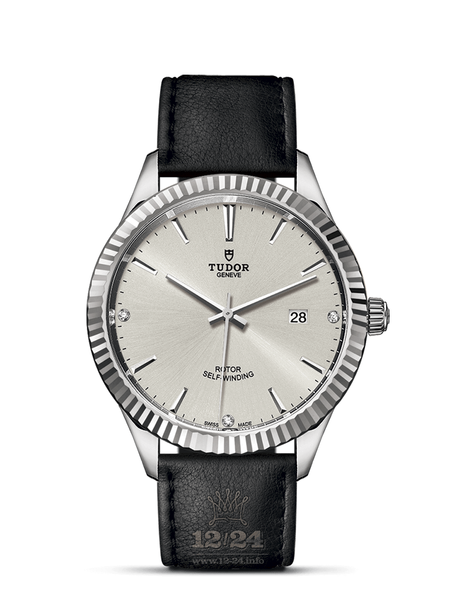 Tudor Style Watch M12710-0024 41 mm Stainless steel Case Gray Silver Dial