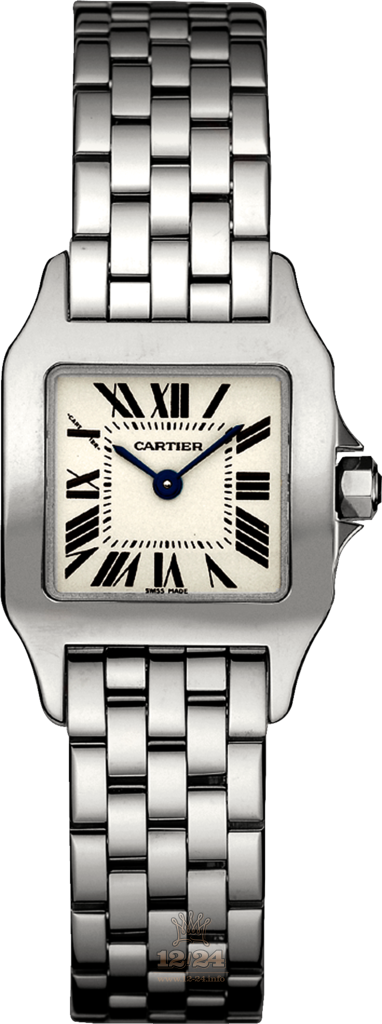 Cartier Santos de Cartier Watch W25064Z5 28 mm Stainless steel Case Silver Dial