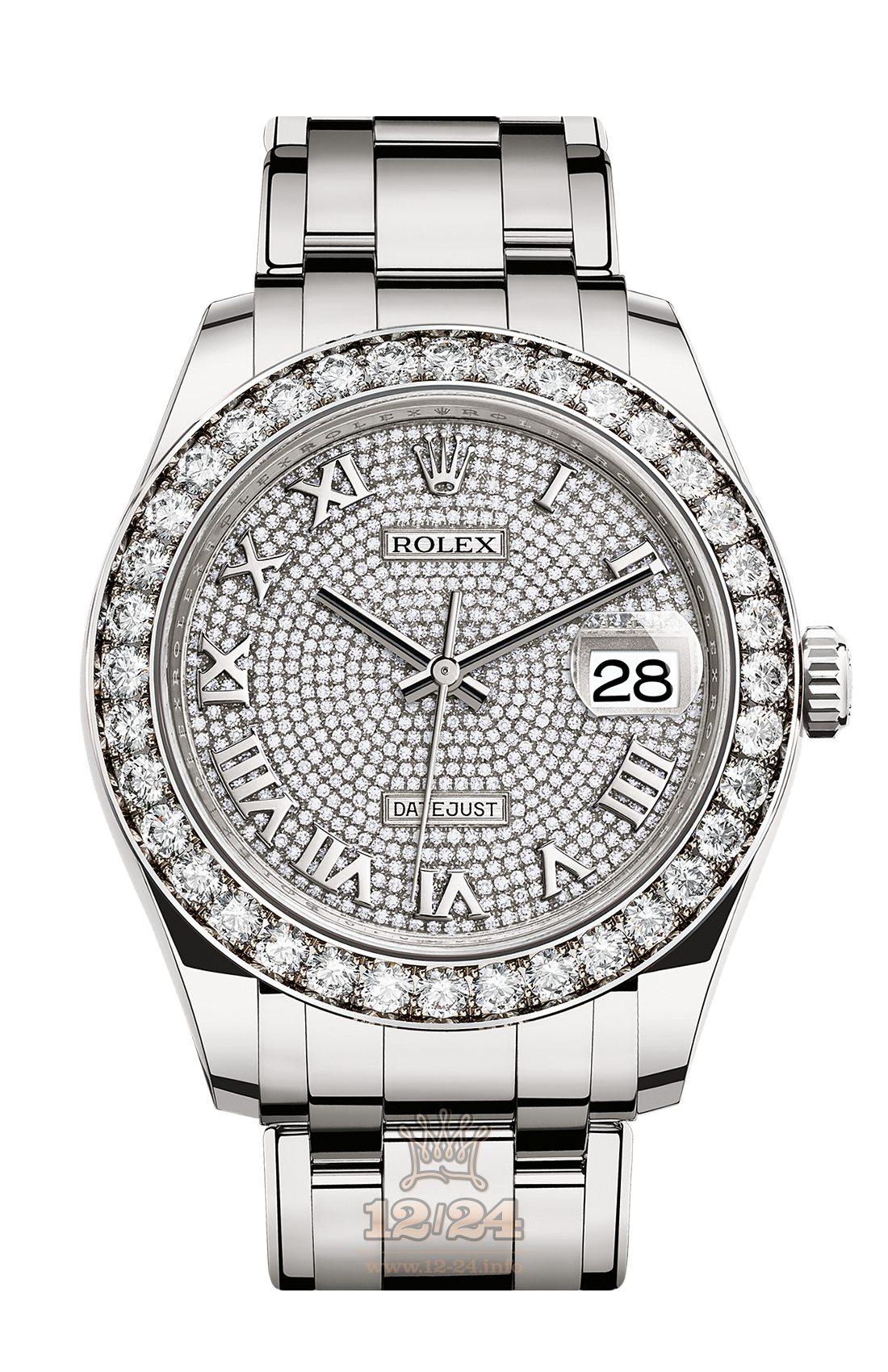 Rolex Pearlmaster Watch 86289-0005 39 mm White gold Case Silver Dial