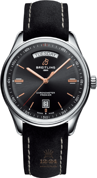 Breitling Premier Watch A45340241B1X3 40 mm Stainless steel Case Black Dial