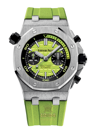 Audemars Piguet Royal Oak Offshore Watch 26703ST.OO.A038CA.01 42 mm Stainless steel Case Green Dial