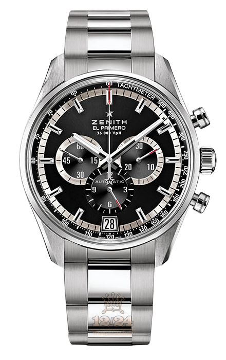 Zenith El Primero Watch 03.2040.400/21.M2040 42 mm Stainless steel Case Black Dial