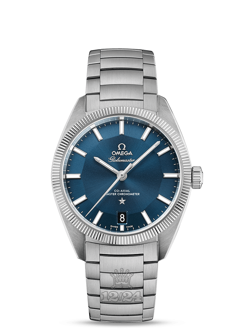 Omega Globemaster Watch 130.30.39.21.03.001 39 mm Stainless steel Case Dark blue Dial