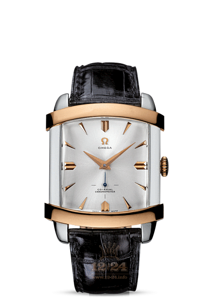 Omega Museum Watch 5705.30.01 35 mm Pink gold White gold Case Silver Dial